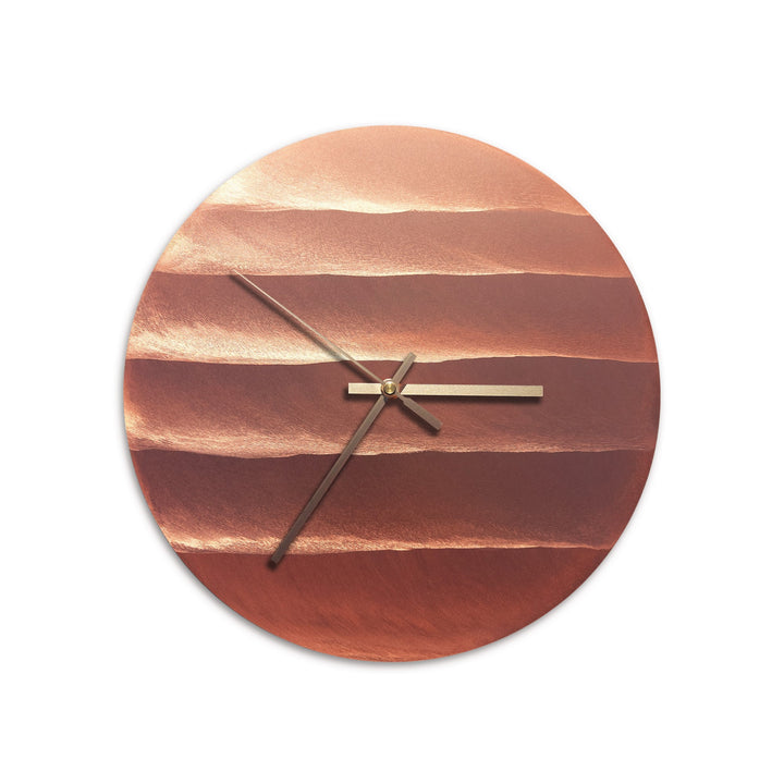Wanduhr – Waves - Kupfer