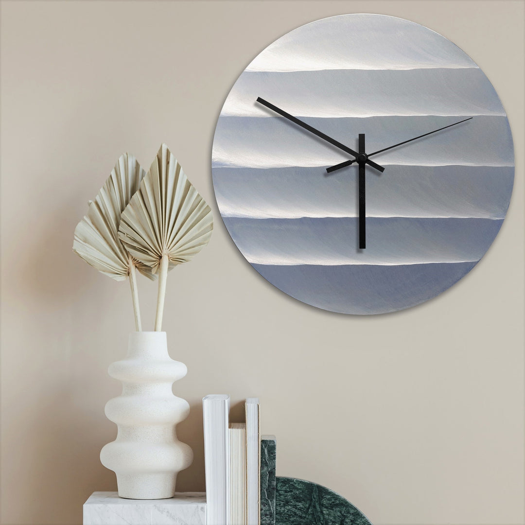 Wanduhr – Waves - Aluminium