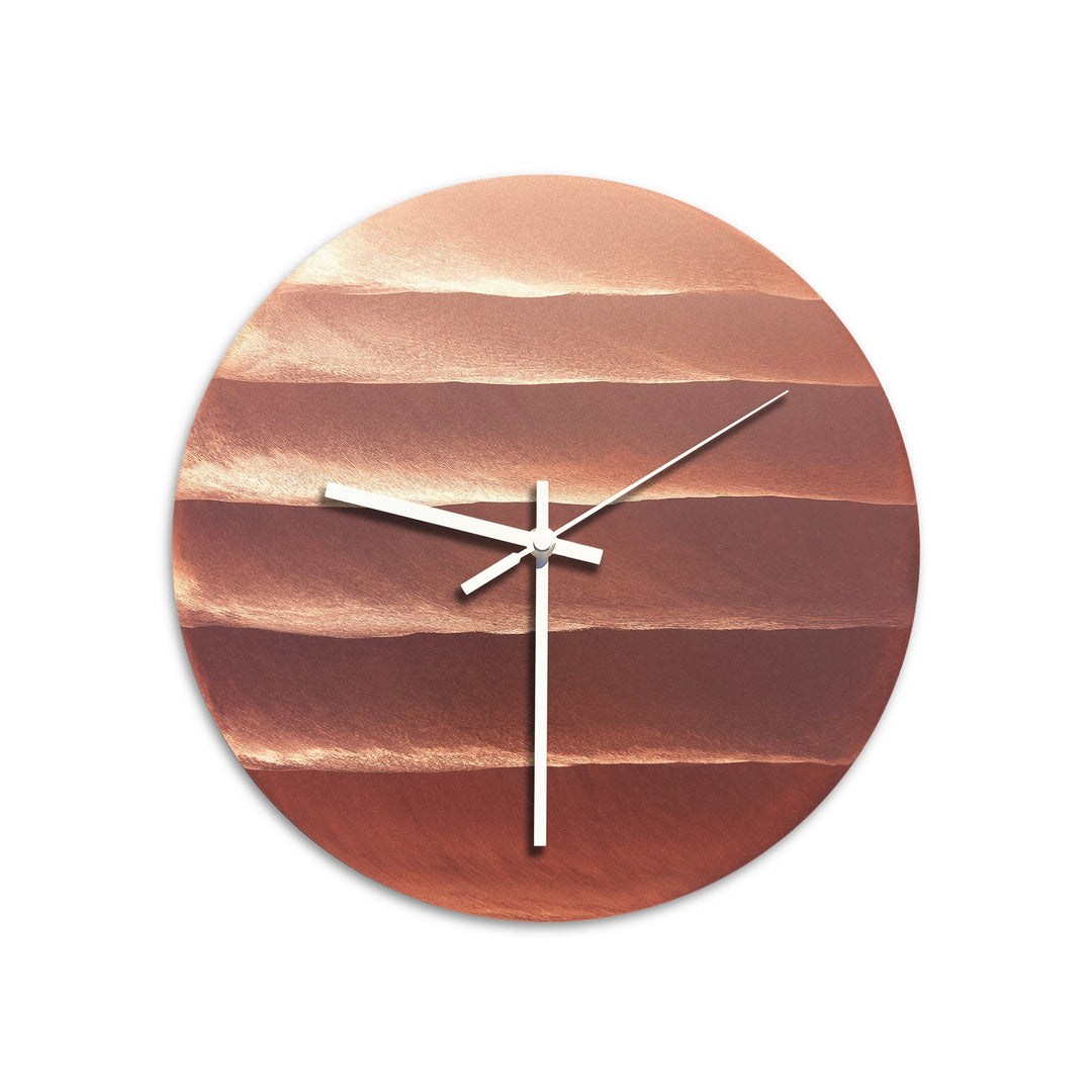 Wanduhr – Waves - Kupfer