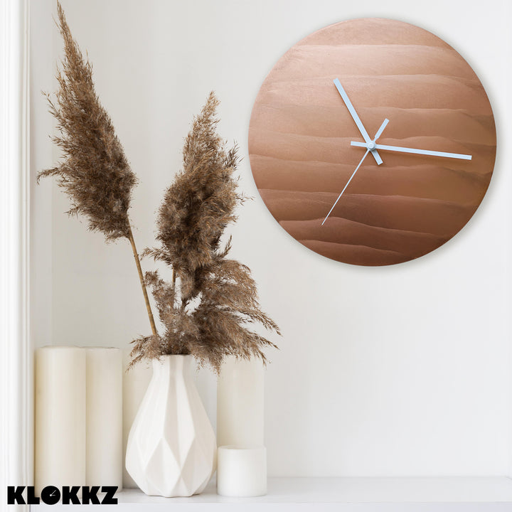 Wanduhr – Waves - Kupfer